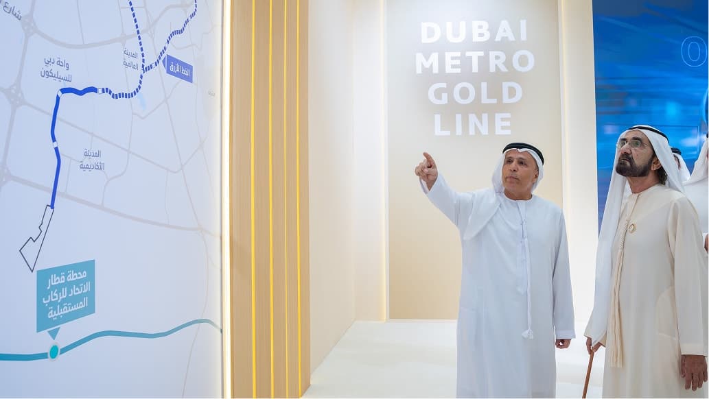 Sheikh Mohammed announces Dh34-billion 'fully underground' Dubai Metro Gold Line