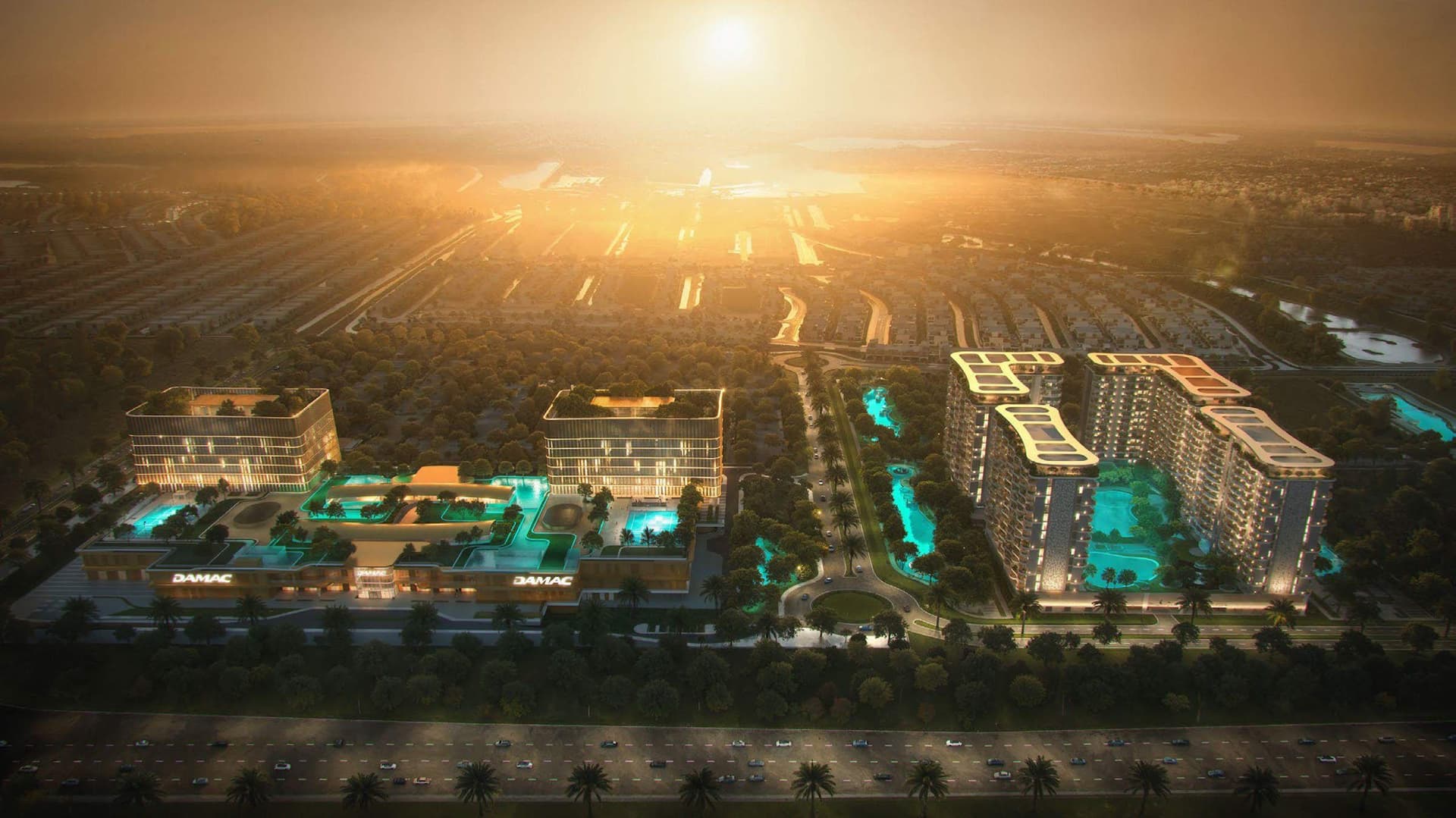 Piazza Roma: Smart Office Spaces in DAMAC Lagoons