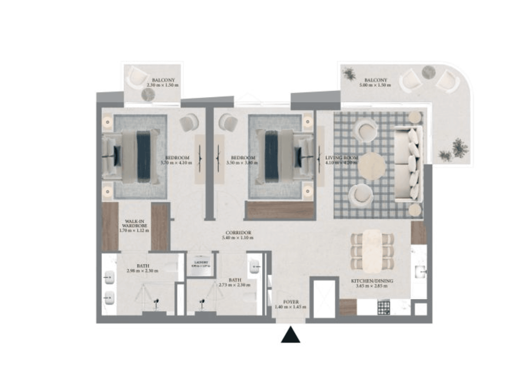 2-BR Apartments
