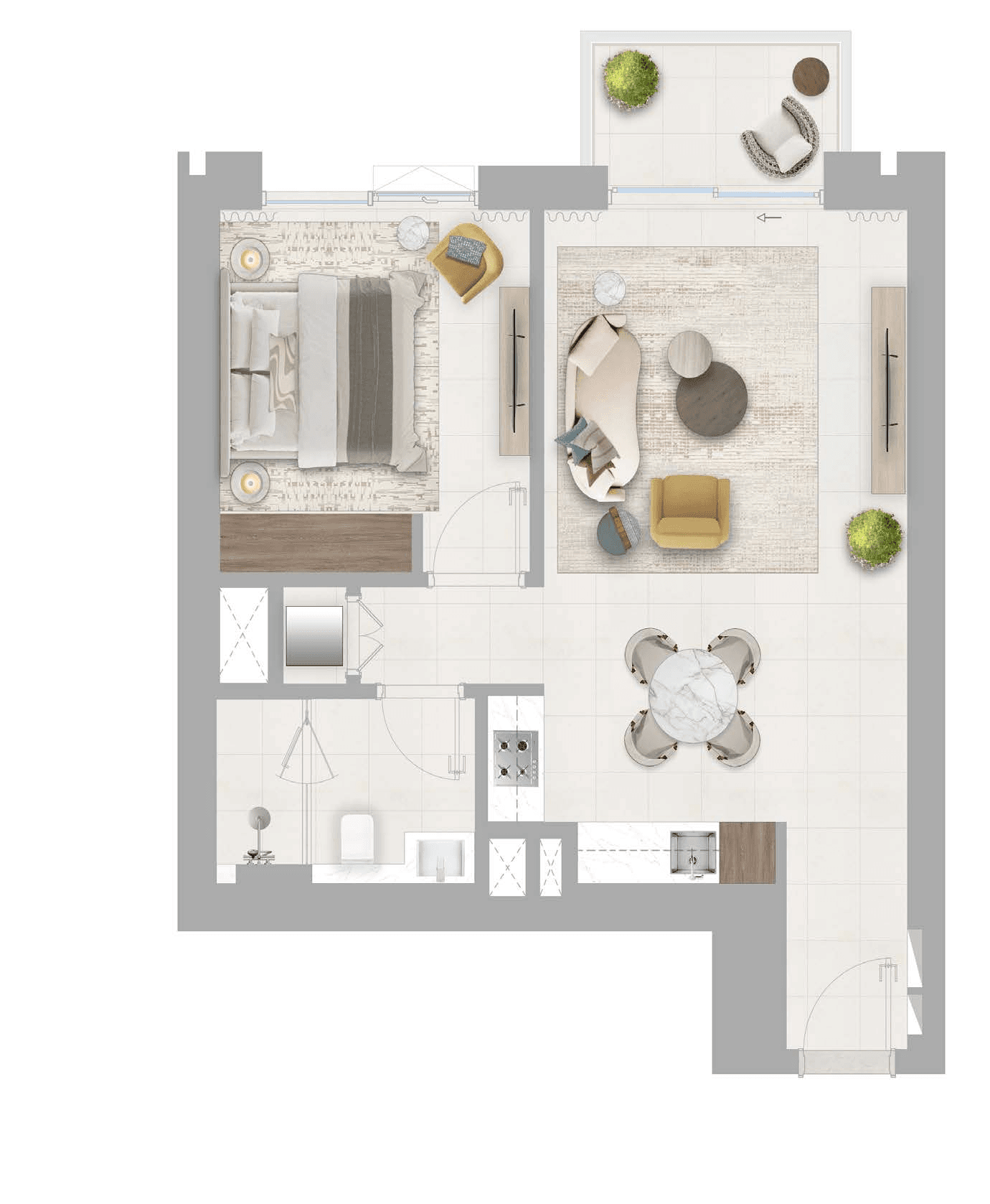 3 Bedroom Apartments