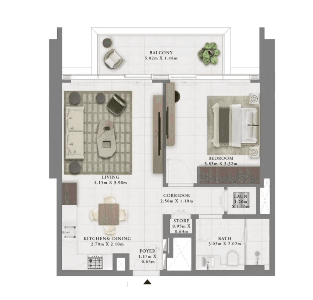 1-BR Apartments