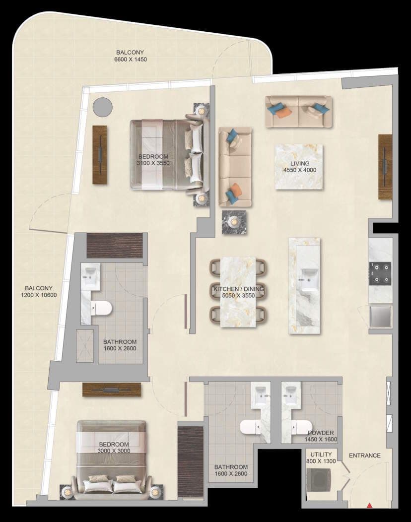 2 Bed Apartment